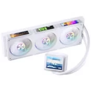 Jonsbo TF3-360SCW AiO chłodzenie procesora cieczą 360 mm, ARGB, białe