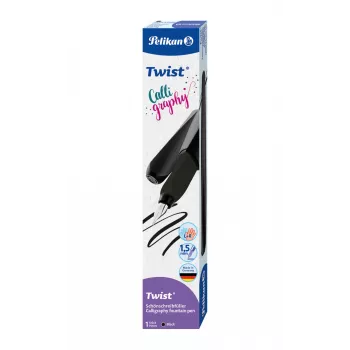 Pióro wieczne Pelikan Twist Calligraphy Czarny