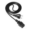 Kabel zasilający do serwera Akyga CEE 7/7 na IEC C19, 250 V, 1,8 m (AK-UP-01)