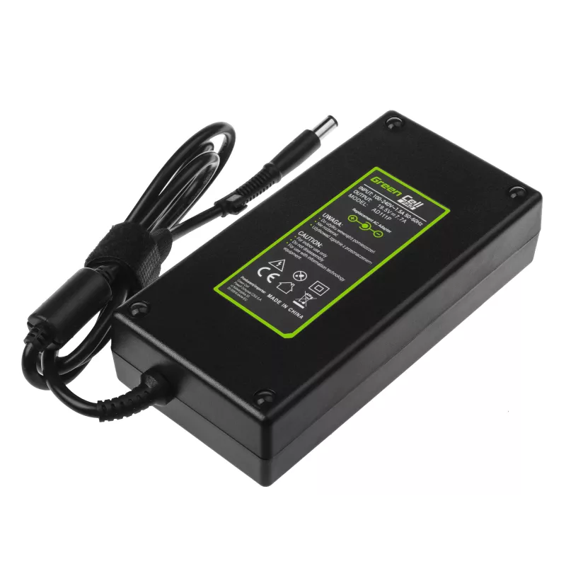 Zasilacz zielony Cell AD111P 150W 19.5V 7.7A Uniwersalny zasilacz do laptopa Czarny