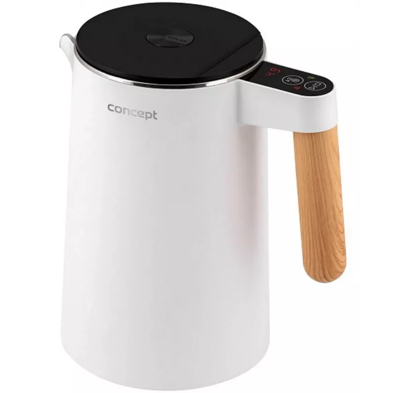 Czajnik ze stali nierdzewnej Biały 1,5 l Salt & Pepper Concept RK3300
