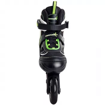 Verstellbare Kinderinliner Gr. 29-32, Inline-Skates grün/schwarz