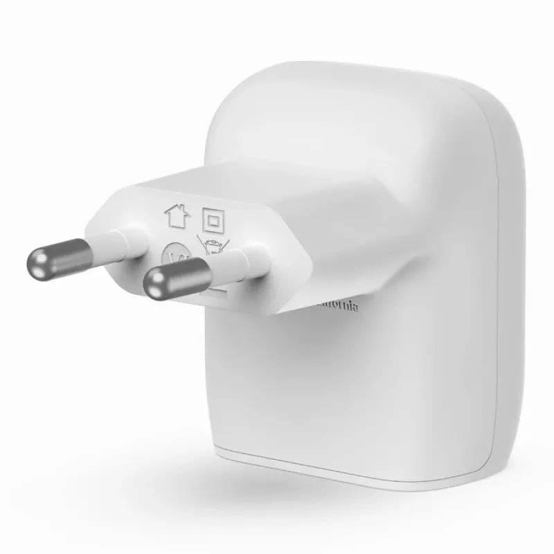 Ładowarka sieciowa Belkin WCA006VF1MWH-B6 do urządzeń mobilnych Smartphone Biała AC Szybkie ładowanie do użytku wewnętrznego
