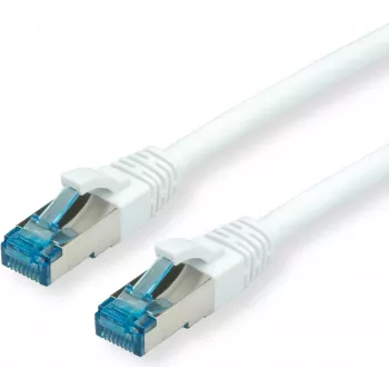Kabel krosowy VALUE S/FTP PiMF kat.6A kl. EA biały 0,15m - FTP - PIMF (21.99.1985)