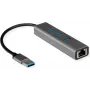 Stacja dokująca do laptopa ROLINE 12021112 przewodowa USB Typ-A szary Ethernet 1000 Mbit/s