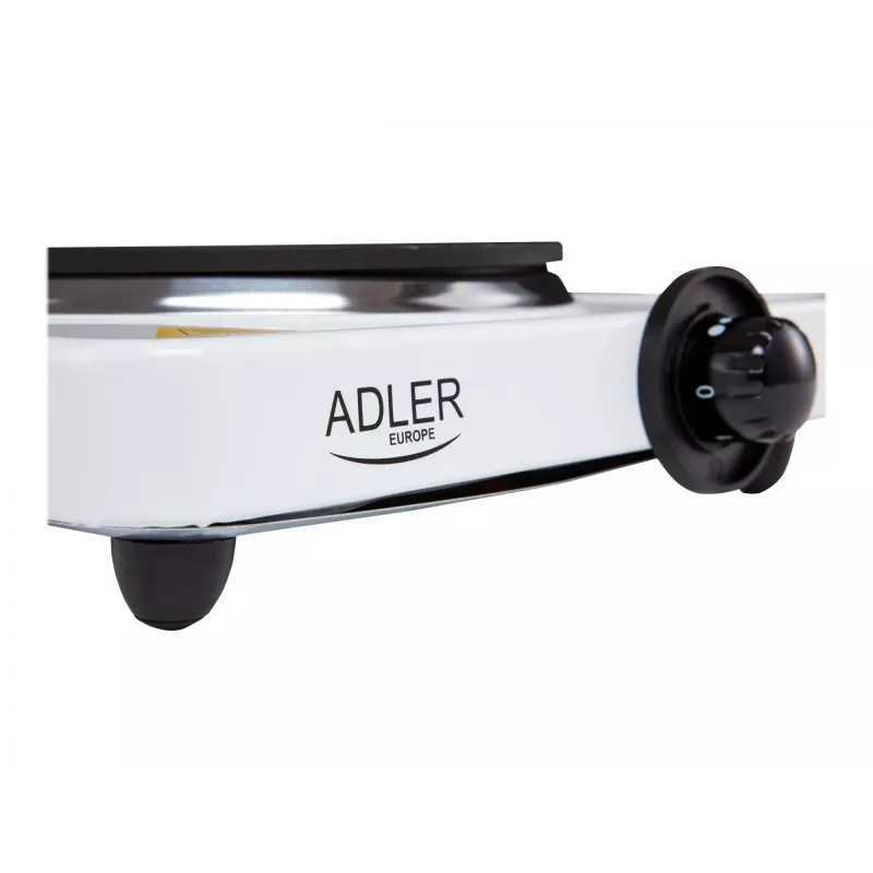 Adler AD 6503 płyta grzewcza Biała Wolnostojąca Płyta żeliwna 1 strefa(y)