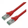ROLINE RM kabel krosowy Cat.6A S/FTP (PiMF), Czerwony, 0,3 m
