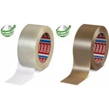 Taśma TESA 60418 Brązowa 132m PET Kauczuk syntetyczny 50mm