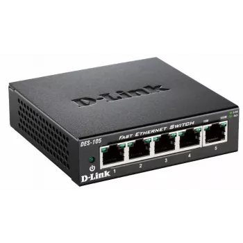 D-Link DES-105 Niezarządzalny L2 Czarny