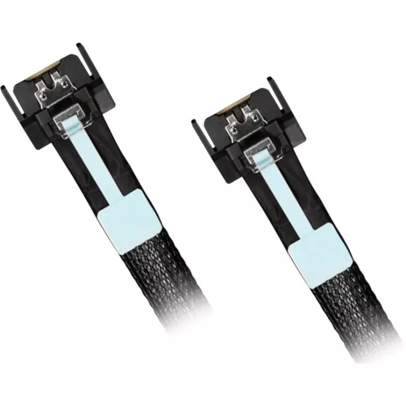 Adapter napędów ICY BOX MB413L-B — MCIO 8i SFF-TA-1016 na 2× MCIO 4i SFF-TA-1016