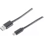 Kabel USB S/CONN 14-10005 USB 2.0 1m USB A USB C czarny