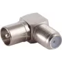 Kątowy adapter IEC ShiverPeaks 85209 — gniazdo typu F na kątowy adapter IEC