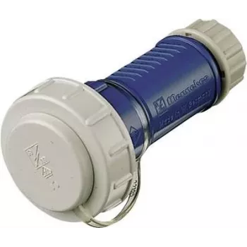 Złącze Schuko 10833 16A2P+E 230V DWD niebieskie (10833)