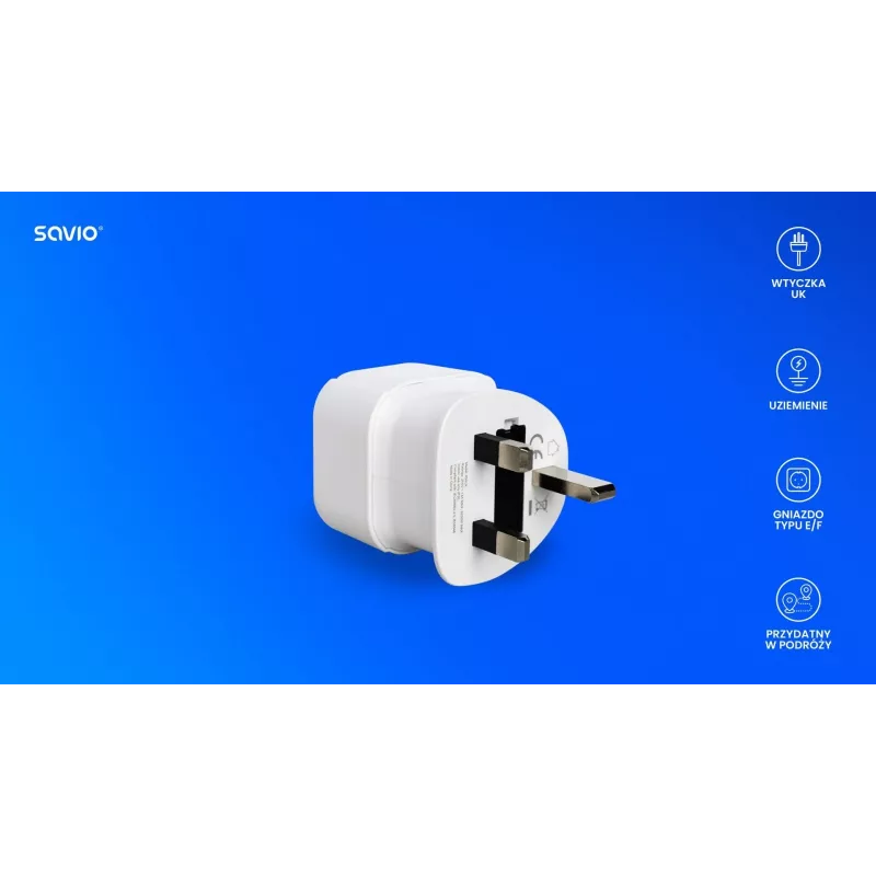 Adapter podróżny AP-04 SAVIO