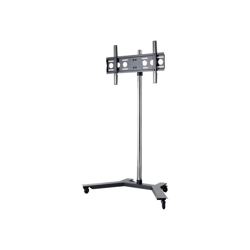 Stojak pod monitor Edbak TR51 152,4 cm 60 cali Wolnostojący Czarny Udźwig 80 kg