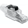 DELOCK RJ45 wtyk zarabiany w terenie Kat.6A nieekranowany przezroczysty/czarny (91127)