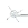 Uchwyt ścienny AVTEK WallMount Next 1200 — stal, biały, teleskopowy, obrót 360°, nachylenie ±42°, maks. obciążenie 20 kg