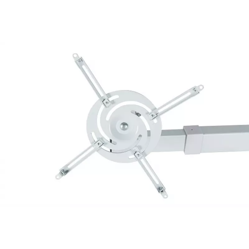 Uchwyt ścienny AVTEK WallMount Next 1200 — stal, biały, teleskopowy, obrót 360°, nachylenie ±42°, maks. obciążenie 20 kg