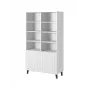 Shelving unit PAFOS 100x40x176.5 cm biały matowy