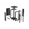 Stojąca szafa rack LANBERG FF01-6624-12BL 24U 19 cali 600×600 mm, IP20, 1200 kg, czarna