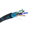 Kabel sieciowy Extralink skrętka CAT5E FTP zewnętrzny 305m czarny