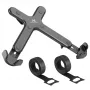 Notebook desk holder MACLEAN MC-836 — regulowana wysokość, ergonomiczny design, czarny, do poziomego ustawienia laptopa (58,5×236×320 mm)
