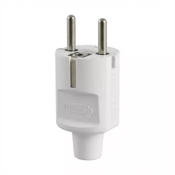 ABL 100000046 Compact Plug. SCHUKO & fr-be. TPE. Szary. IP20. Typ 1505