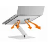 Uchwyt pasywny Durable 505023 Laptop Srebrny Do użytku wewnętrznego