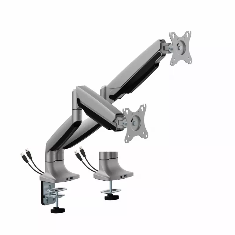 Uchwyt biurkowy ART na 2 monitory LCD 17-35''