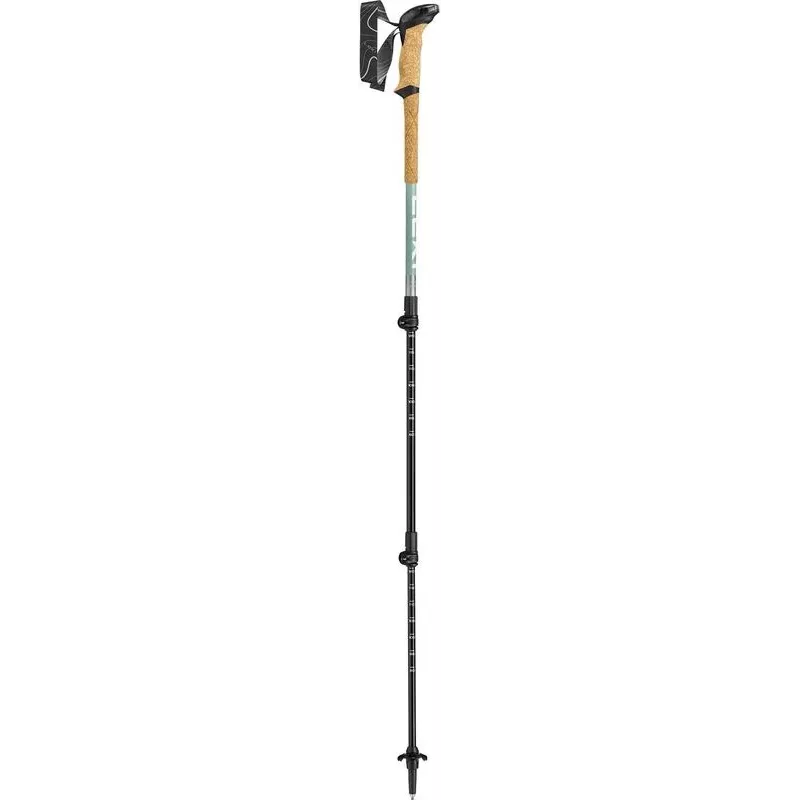 Kije trekkingowe Leki Makalu Lite regulowane 90–125 cm, szaro-zielone