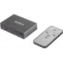SpeaKa Professional SP-HDS-210 3-portowy przełącznik HDMI obsługujący Ultra HD 7680 x 4320 pikseli (SP-10461504)