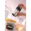 Ręczna tarka spiralizer GEFU 34680, plastikowa, można myć w zmywarce, 161×83×83 mm, czarna