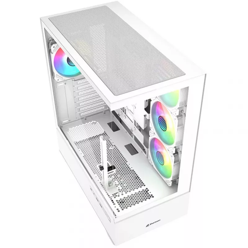 Obudowa PC Sharkoon AK6 RGB, ATX, biała