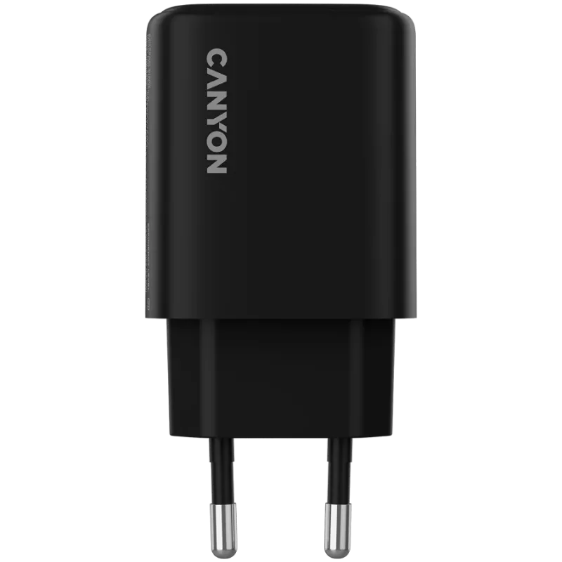 Ładowarka CANYON OnCharge 250 25W 1xPD 1xQC EU Czarny