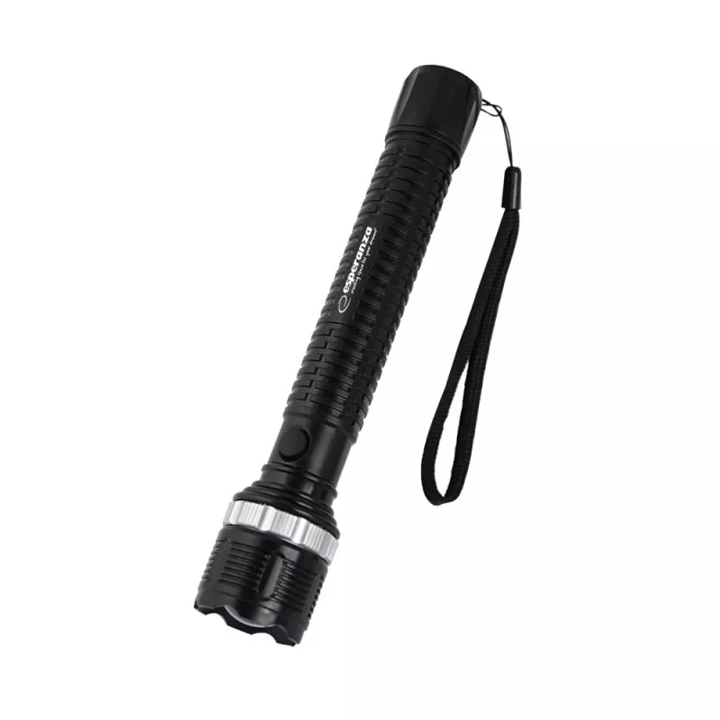 Latarka ręczna ESPERANZA Epione XL LED 1.2W 100 lm 100 m Czarna, bateria R20 (3)