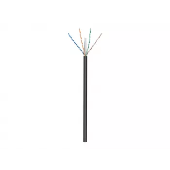 Goobay Outdoor Network Cable | CAT 6 U/UTP | AWG 24/1 | Długość kabla: 100 m | Czarny