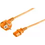 Kabel zasilający Pomarańczowy 5 m S/CONN 09-05057