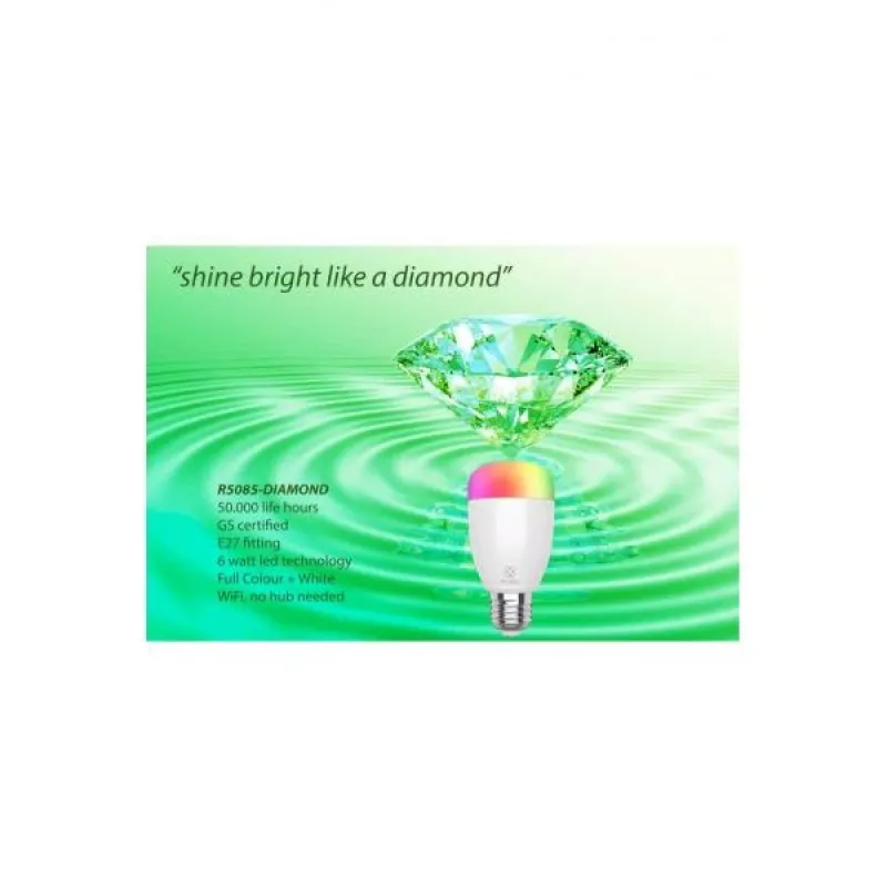 Inteligentna żarówka WOOX R5085-DIAMOND 6 W biała Wi-Fi