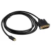 Kabel DVI Akasa AK-CBCA10-18BK 1.8 m DVI-D czarny