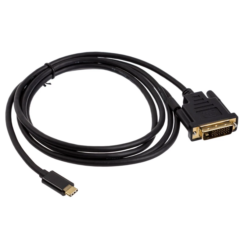 Kabel DVI Akasa AK-CBCA10-18BK 1.8 m DVI-D czarny