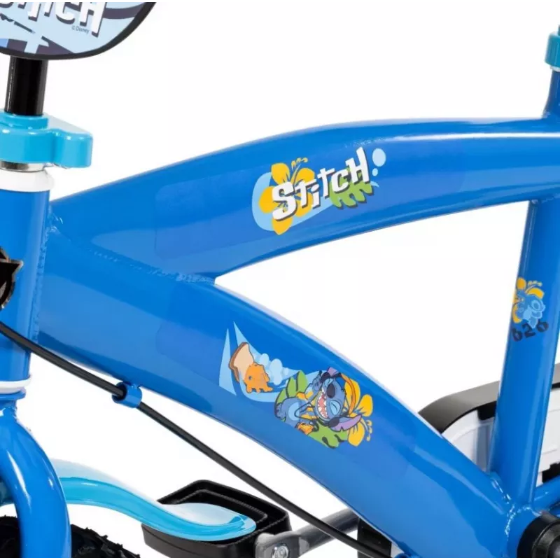 Children's bike HUFFY Disney Stitch 16-inch with training wheels, coaster brake
