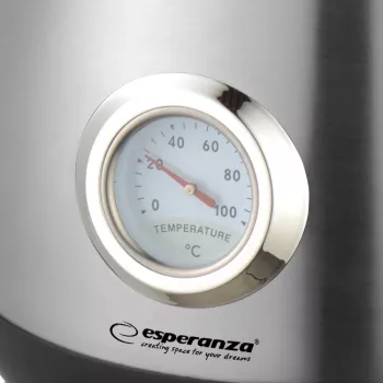 Czajnik elektryczny ESPERANZA EKK029 — 1,7 l, 2200 W, stal nierdzewna i czarny plastik