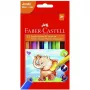 FABER-CASTELL kredki trójkątne Jumbo 5,4 mm 12 sztuk w kartonie
