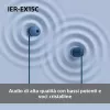 Sony IER-EX15C Zestaw słuchawkowy Przewodowy Douszny Rozmowy/Muzyka USB Type-C Różowy
