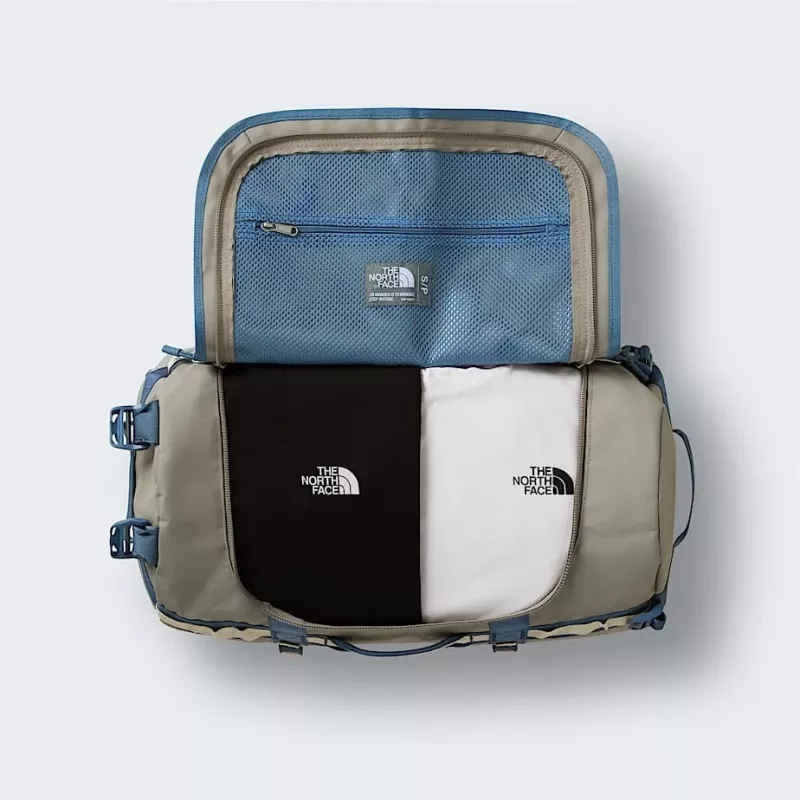 Torba podróżna The North Face Base Camp Duffel S - stone slab/granite szary