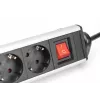 Listwa biurowa Digitus 6-gniazdowa z 3 portami USB 1,5 m kabel