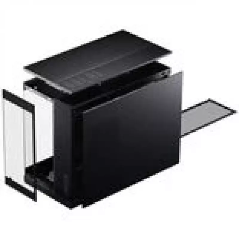 Obudowa komputerowa PHANTEKS XT V3, mini obudowa, mATX, szkło hartowane - w zestawie 3 wentylatory 120 mm, czarna