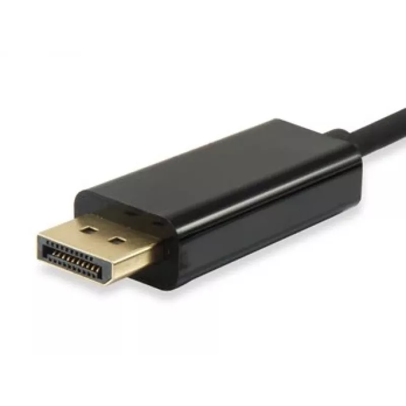 Kabel Equip USB Type-C do DisplayPort, wtyk męski–wtyk męski, 1,8 m, 1,8 m, USB Type-C, DisplayPort, męski, męski, prosty