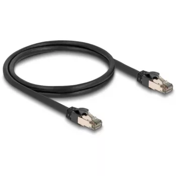 Kabel sieciowy DELOCK 80240 Cat6a U/FTP (STP) RJ-45–RJ-45, 1 m, czarny