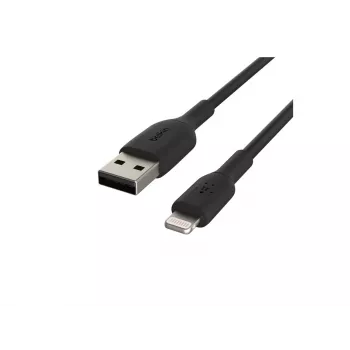 BELKIN PVC USB CABLE USB-A - LIGHTNING, 1M, BLK